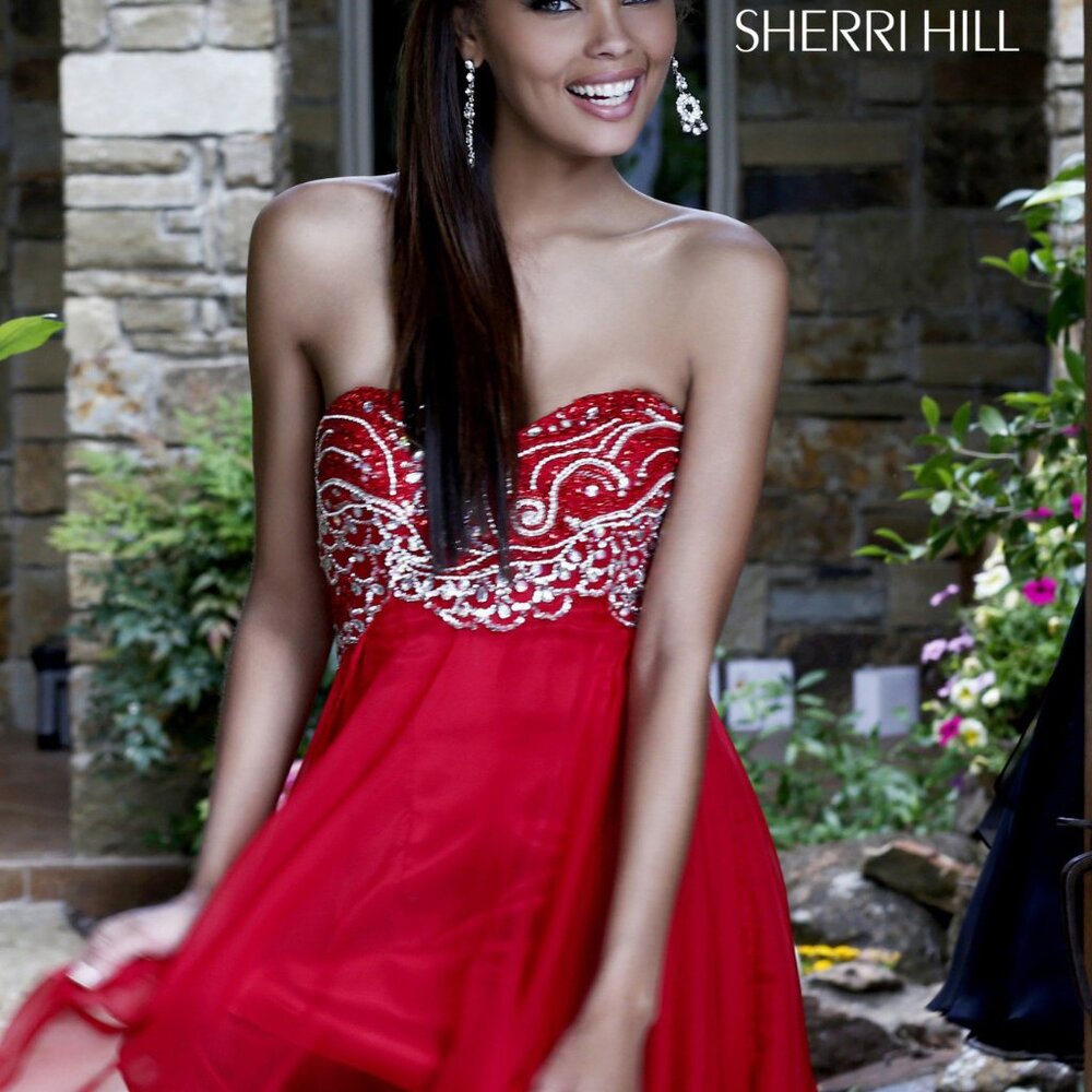 SHERRI HILL 3880 Red size 12